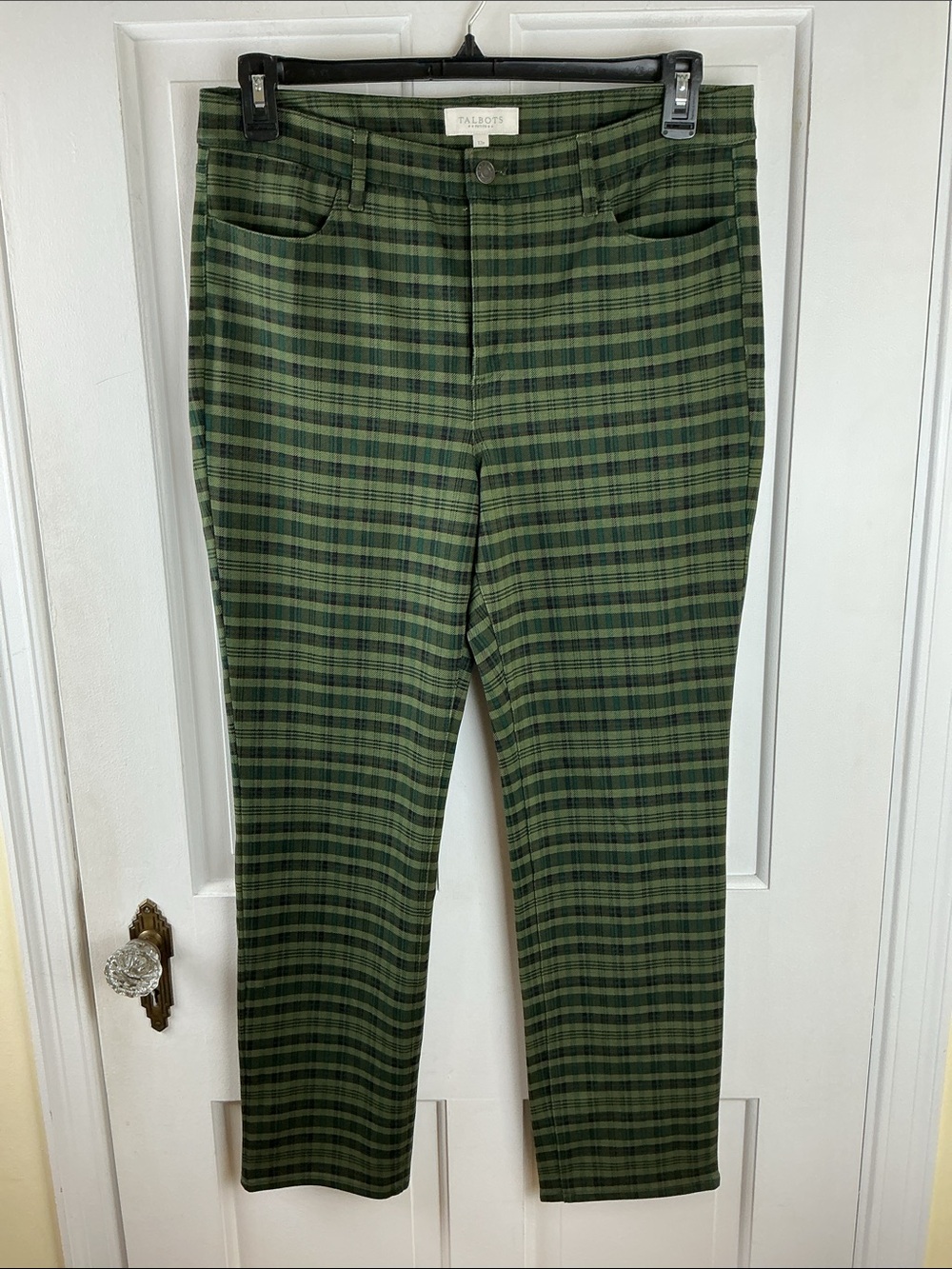 Talbots Hampshire Plaid Pants 12 Petite NWT
